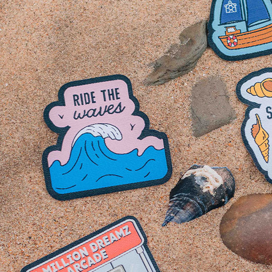 Ride the waves Patch