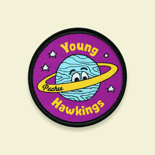 Young Hawkings Patch featuring a modern design with vibrant colours and sleek graphic.
