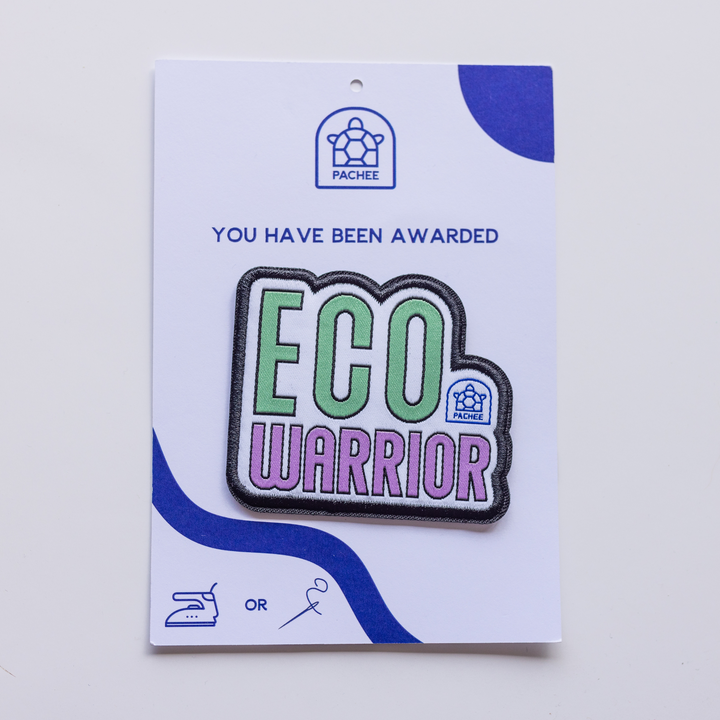 Eco Warrior - Parche reciclado