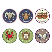 Zodiac Sign Recycled Patch