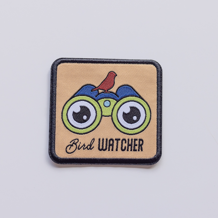 Observateur d’oiseaux - Patch recyclé