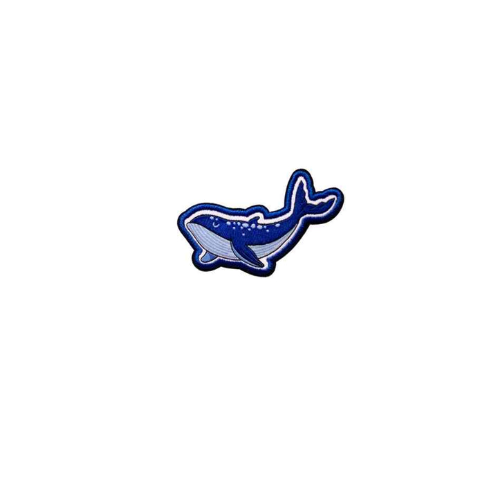 Blue Whale - recycled patch