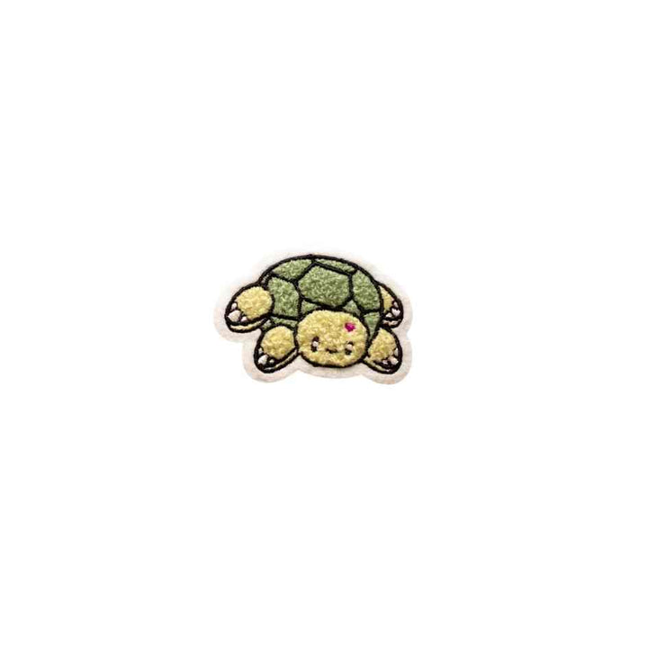 Chenille PACHEE Tortoise Plush Recycled Woven patch