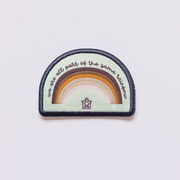 We are all part of the same rainbow - recycled patch
