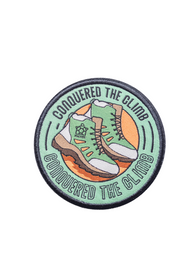 Conquered the climb - Recycled patch