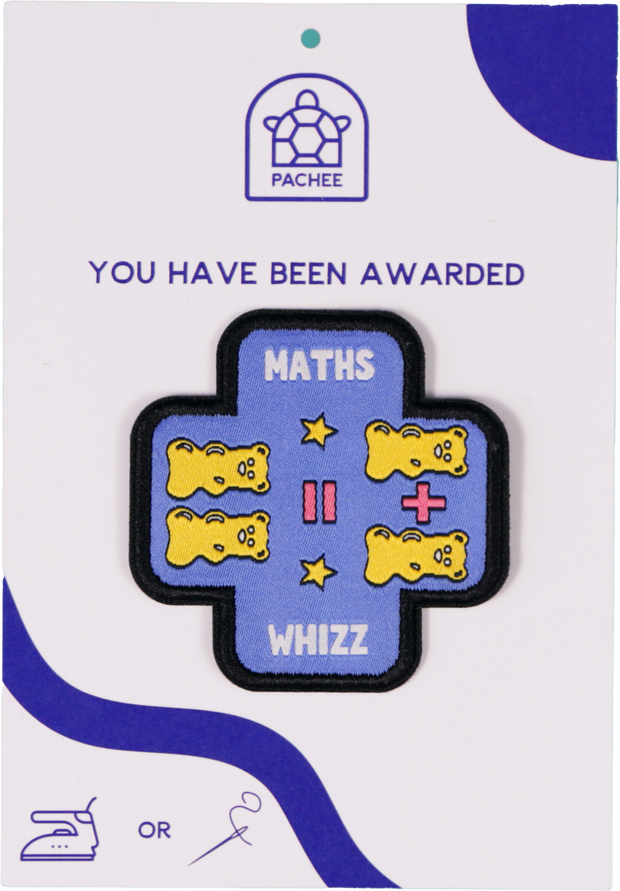 Maths Whizz award Patch